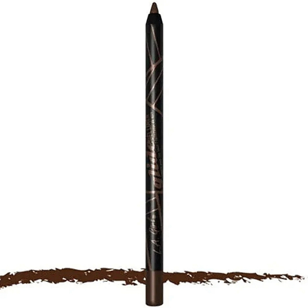 LA Girl Gel Glide Eyeliner Pencil Dark Brown - GP354